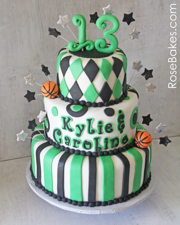 13 Birthday Cake School Spirit Basketball 13th Birthday Cake Rose Bakes 13 Birthday Cake School Spirit Basketball 13th Birthday Cake Rose Bakes