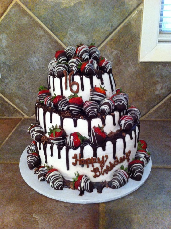 16 Birthday Cakes 16th Birthday Cake Chocolate Covered Strawberries Cakes And 16 Birthday Cakes 16th Birthday Cake Chocolate Covered Strawberries Cakes And