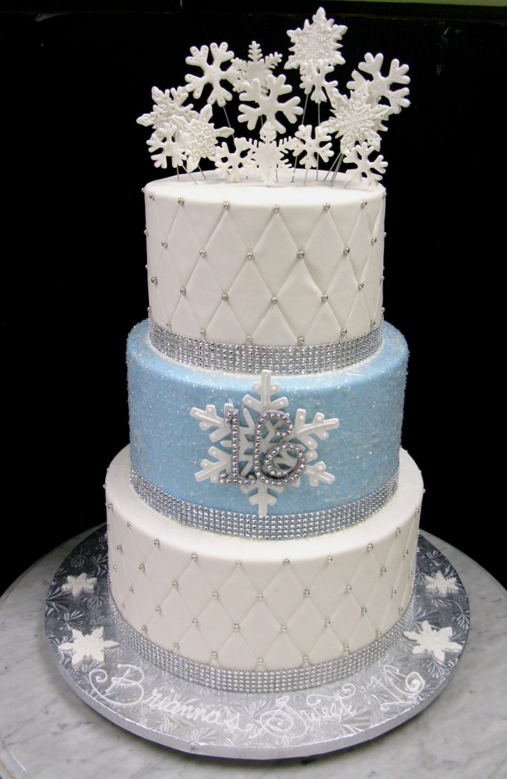 16 Birthday Cakes Winter Wonderland Snowflake Sweet 16 Birthday Cake Party Decor 16 Birthday Cakes Winter Wonderland Snowflake Sweet 16 Birthday Cake Party Decor