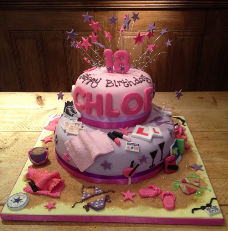 18 Birthday Cake 2 Tier 18th Birthday Fun Themed Stacked Cake Cinnamon Square 18 Birthday Cake 2 Tier 18th Birthday Fun Themed Stacked Cake Cinnamon Square