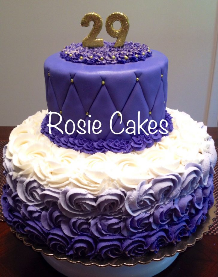 29Th Birthday Cake Ombre Roses Purple Gold Birthday Cake Fondant 29 Girls 29Th Birthday Cake Ombre Roses Purple Gold Birthday Cake Fondant 29 Girls