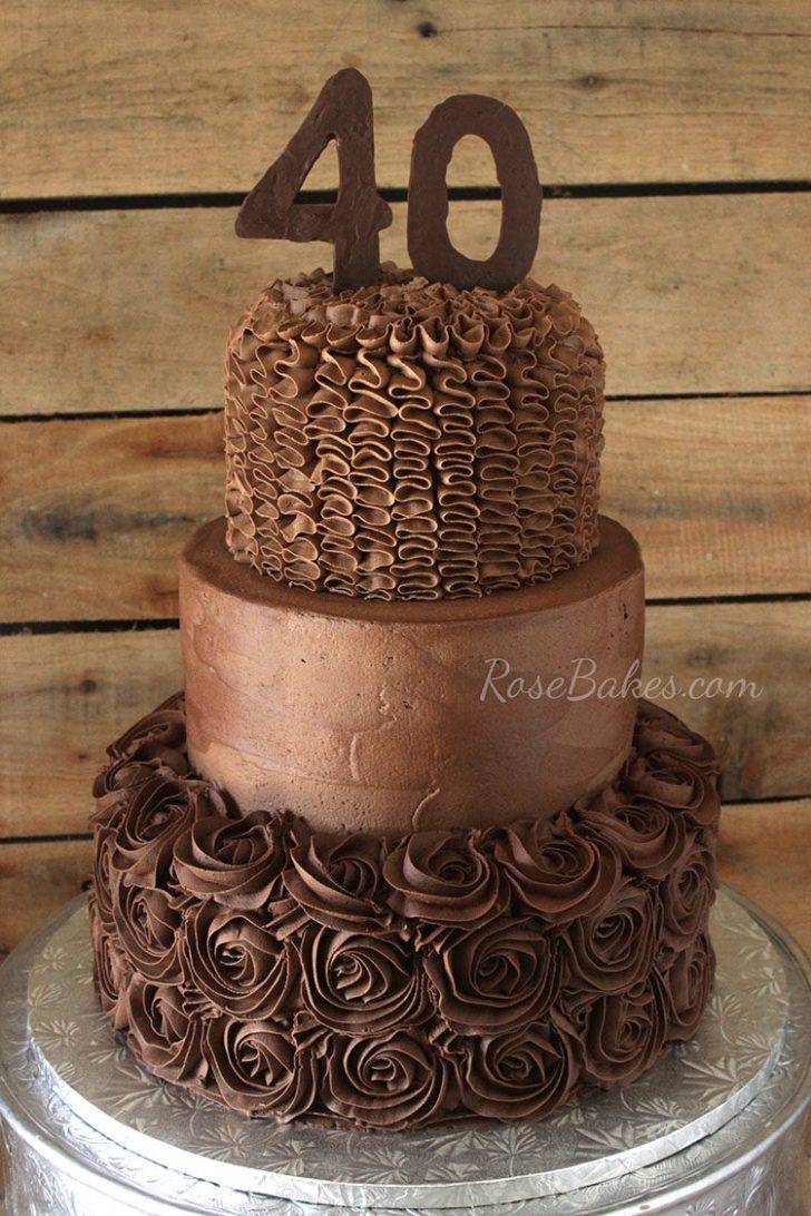 40Th Birthday Cake Ideas A Chocolate Chocolate 40th Birthday Cake Rose Bakes 40Th Birthday Cake Ideas A Chocolate Chocolate 40th Birthday Cake Rose Bakes