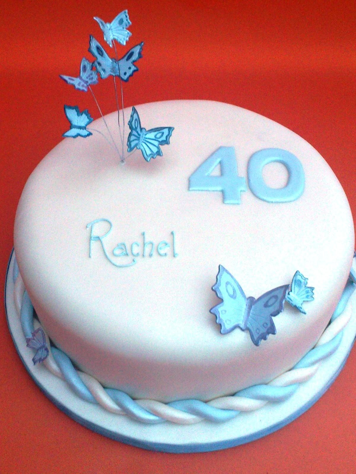 40th birthday cake ideas