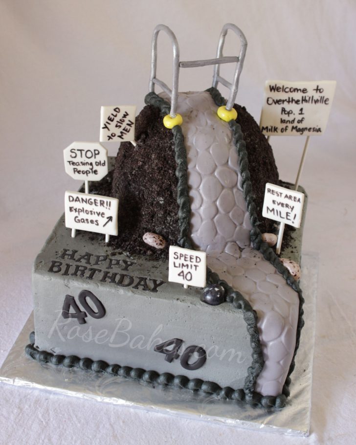 40Th Birthday Cake Ideas Over The Hill 40th Birthday Cake Rose Bakes 40Th Birthday Cake Ideas Over The Hill 40th Birthday Cake Rose Bakes