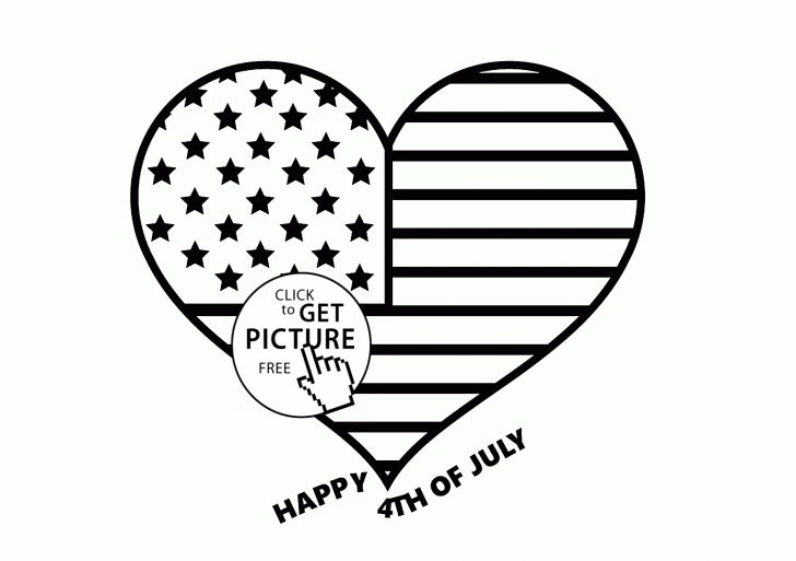 4th Of July Coloring Pages Heart Flag Happy 4th Of July Coloring Page For Kids Coloring 4th Of July Coloring Pages Heart Flag Happy 4th Of July Coloring Page For Kids Coloring
