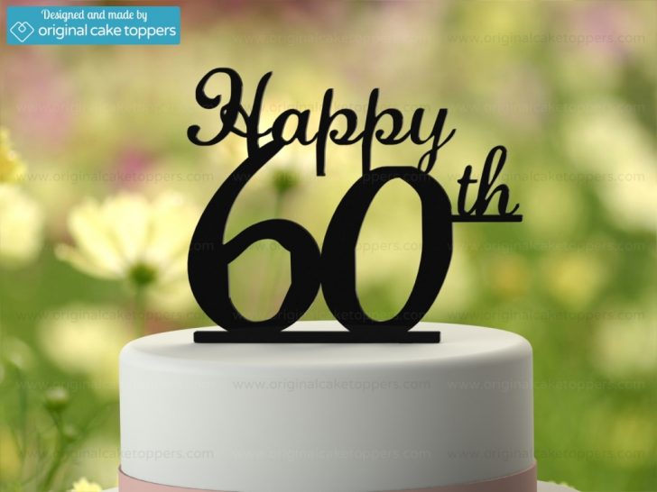 60Th Birthday Cake Toppers Happy 60th Black 60th Birthday Cake Topper Original Cake Toppers 60Th Birthday Cake Toppers Happy 60th Black 60th Birthday Cake Topper Original Cake Toppers