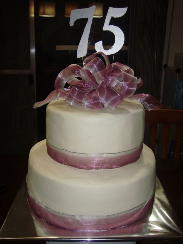 75Th Birthday Cake 75th Birthday Cake For My Aunt Cakecentral 75Th Birthday Cake 75th Birthday Cake For My Aunt Cakecentral