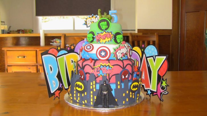 Avenger Birthday Cake Best Superhero Birthday Cake Marvel Avengers With Hulk Spiderman Avenger Birthday Cake Best Superhero Birthday Cake Marvel Avengers With Hulk Spiderman