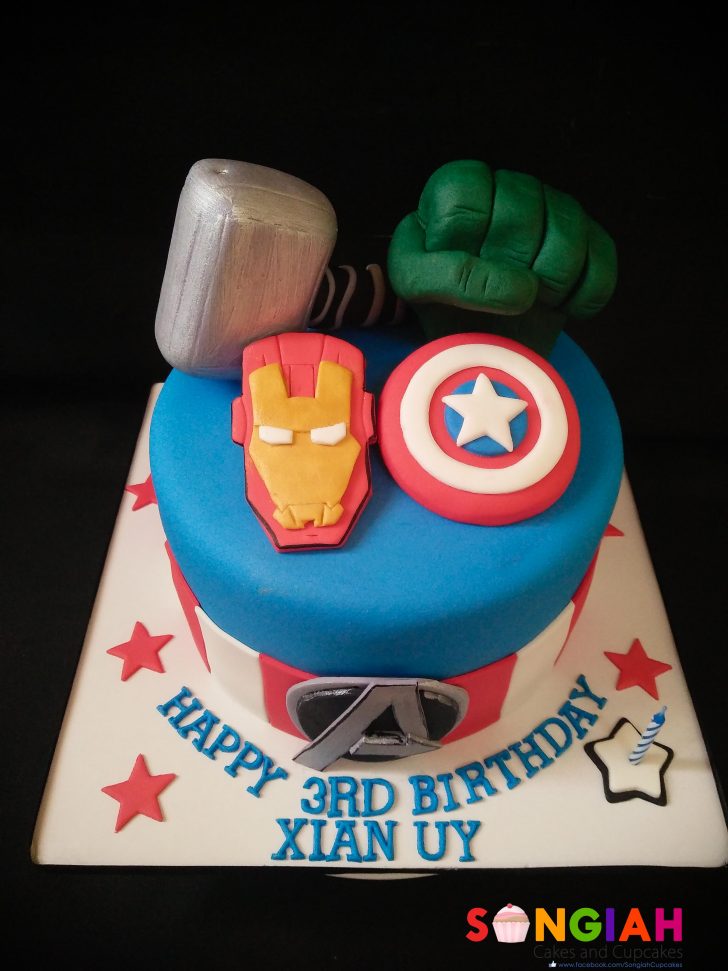 Avenger Birthday Cake Songiah Xians The Avengers Birthday Cake Avenger Birthday Cake Songiah Xians The Avengers Birthday Cake