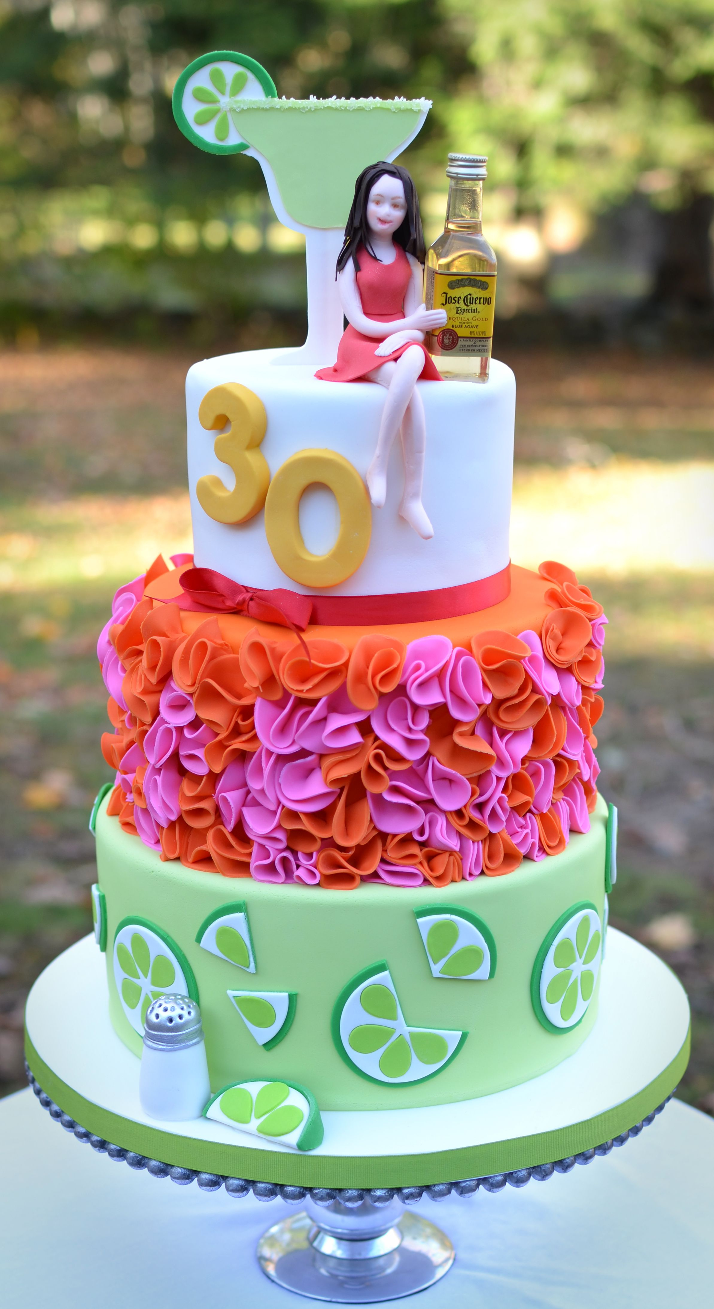 Awesome 30th Birthday Cakes Margarita And Tequila Themed 30th