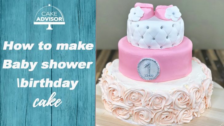Baby Girl Birthday Cake 1st Birthday Cake Ba Shower Cake For Girls Tutorialrecipe Baby Girl Birthday Cake 1st Birthday Cake Ba Shower Cake For Girls Tutorialrecipe
