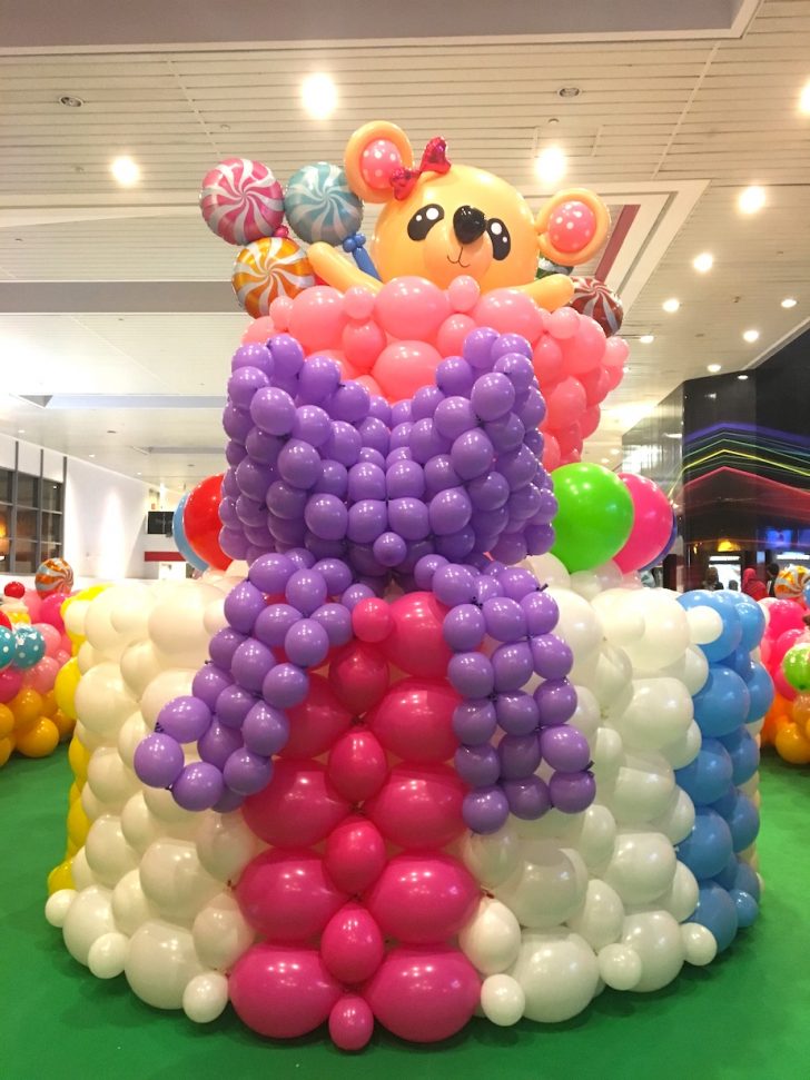 Balloon Birthday Cake Balloon Birthday Cake Sculpture That Balloons Balloon Birthday Cake Balloon Birthday Cake Sculpture That Balloons