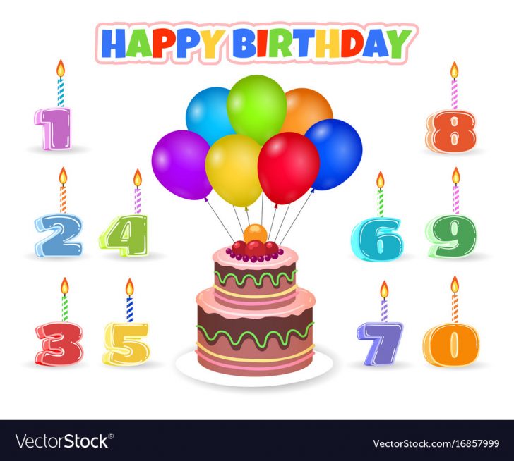 Balloon Birthday Cake Cartoon Birthday Cake With Balloons Royalty Free Vector Balloon Birthday Cake Cartoon Birthday Cake With Balloons Royalty Free Vector