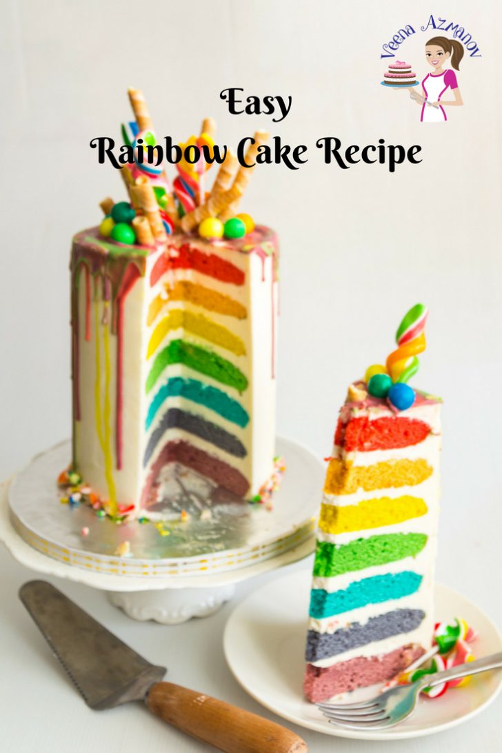 Best Birthday Cake Recipe Easy Rainbow Cake Recipe Seven Rainbow Layer Cake Veena Azmanov Best Birthday Cake Recipe Easy Rainbow Cake Recipe Seven Rainbow Layer Cake Veena Azmanov
