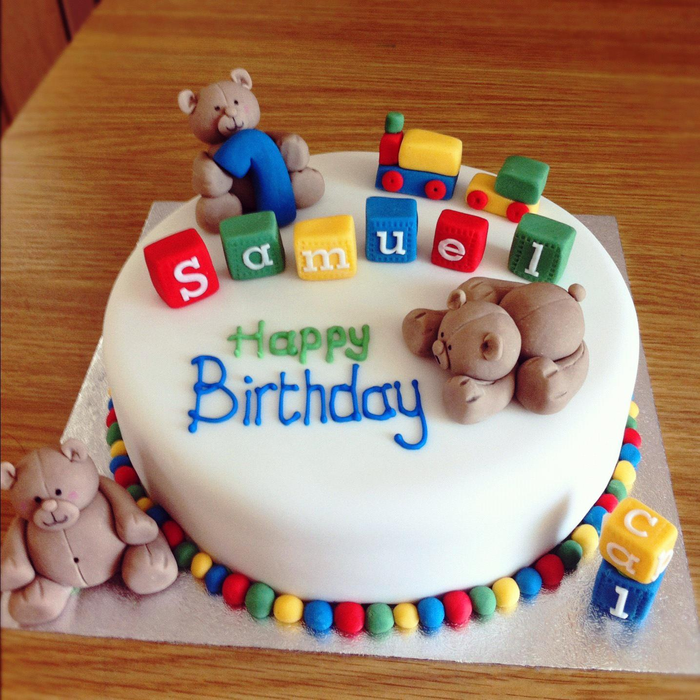 Birthday Cake Boy First Birthday Cake For A Ba Boy Protoblogr Design