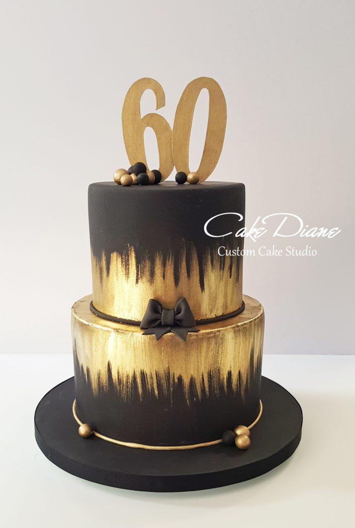 Birthday Cake Designs For Adults Black And Gold Cake For A Mans 60th Birthday Adult Birthday Birthday Cake Designs For Adults Black And Gold Cake For A Mans 60th Birthday Adult Birthday