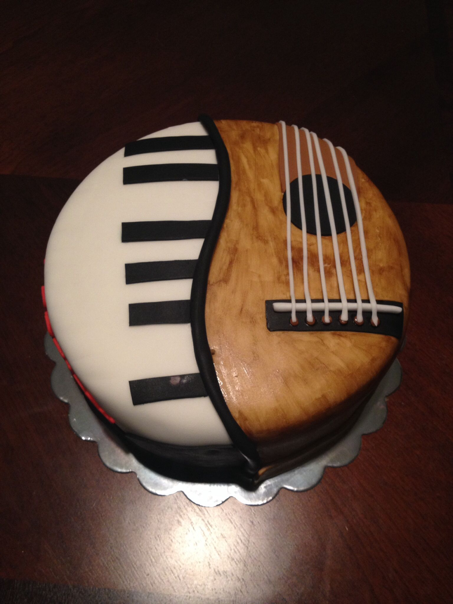 Birthday Cake For Boyfriend Dads Birthday Musicancake Food Lover