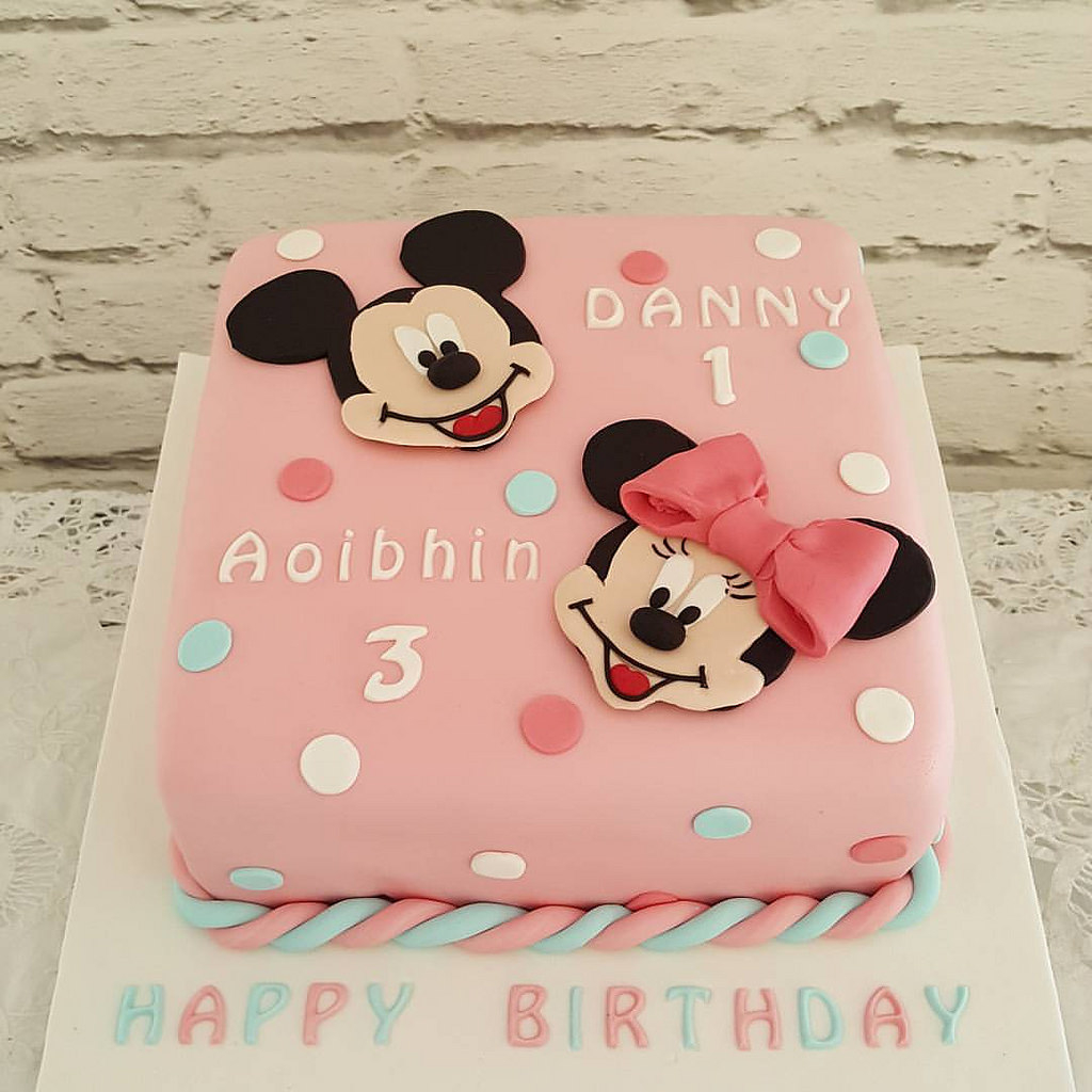 Birthday Cake For Brother Mickey Minnie Birthday Cake For Brother