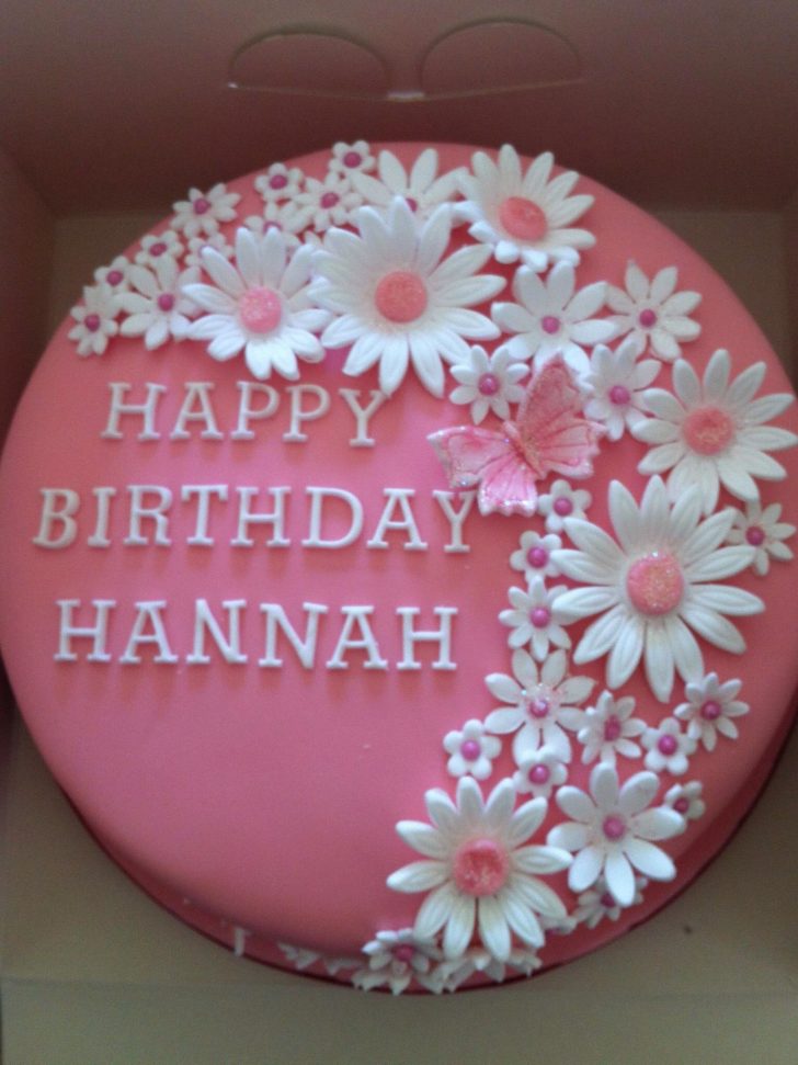 Birthday Cake For Her This Pretty Pink Flower Birthday Cake Is What Zoey Wants For Her Birthday Cake For Her This Pretty Pink Flower Birthday Cake Is What Zoey Wants For Her