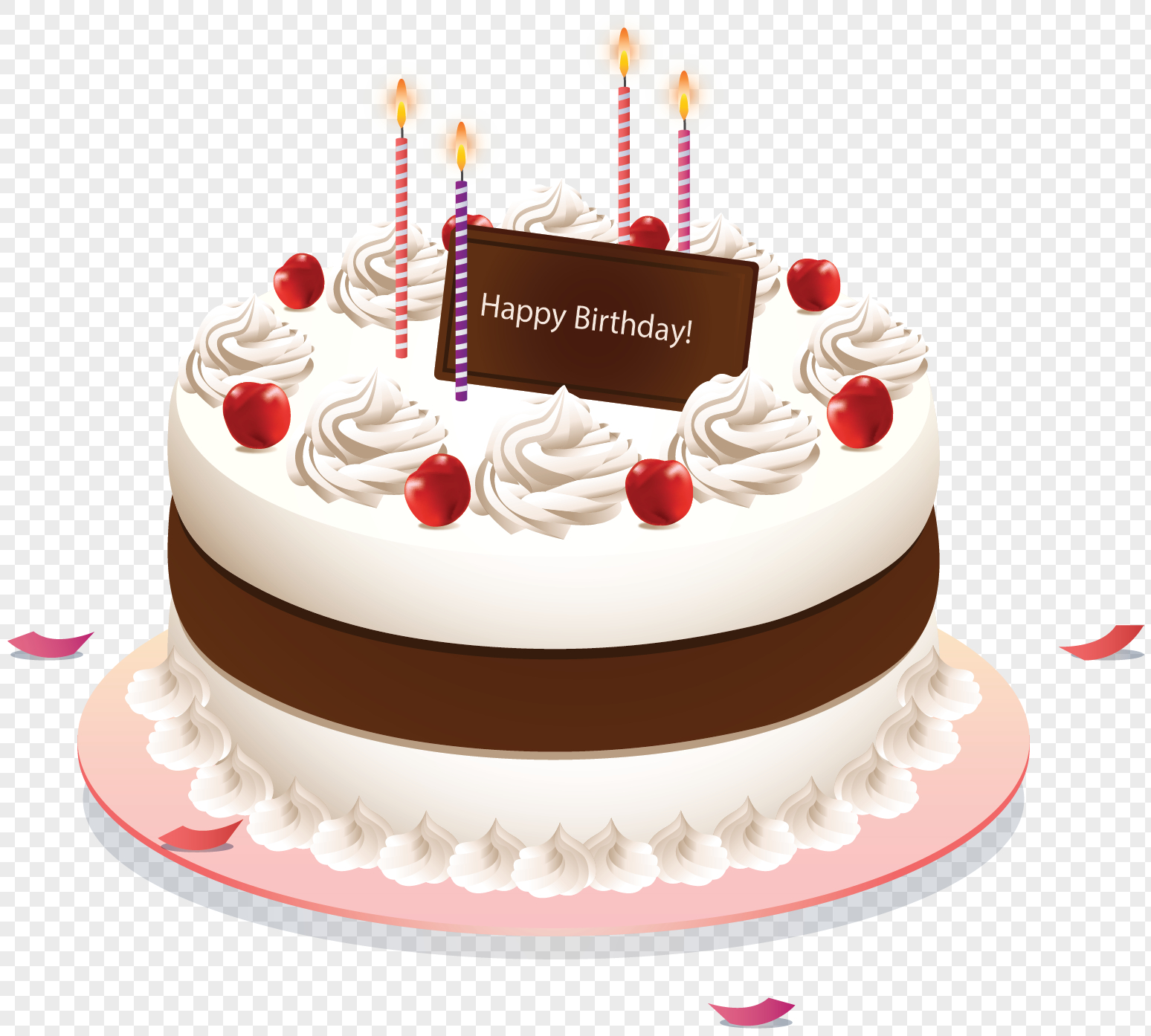 Birthday Cake Picture Free Download White Cream Birthday Cake Png