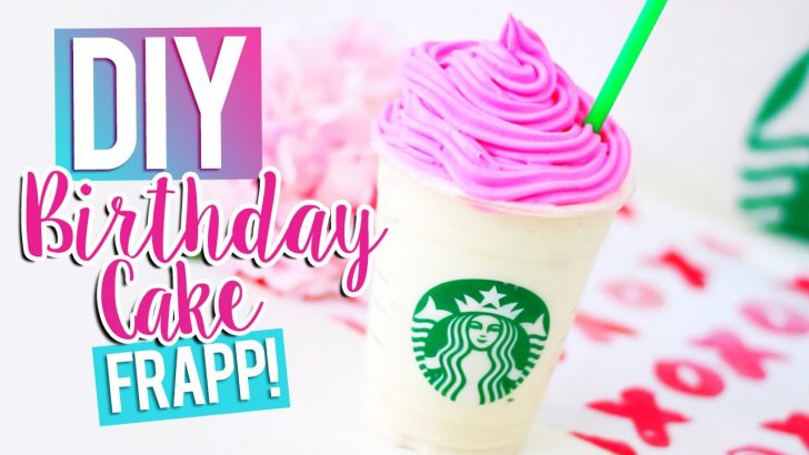 Birthday Cake Starbucks Diy Starbucks Birthday Cake Frappuccino Youtube Birthday Cake Starbucks Diy Starbucks Birthday Cake Frappuccino Youtube