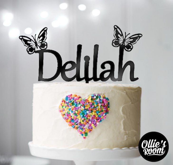 Birthday Cake Toppers Personalised Name Birthday Cake Topper With Butterflies Australian Birthday Cake Toppers Personalised Name Birthday Cake Topper With Butterflies Australian