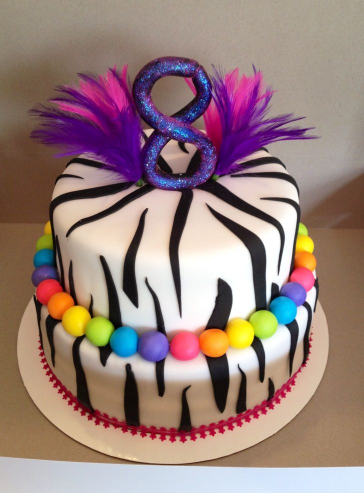 Birthday Cakes For 8 Years Old Girl Zebra Birthday Cake Zebra Cake For An 8 Year Old Fondant Covered Birthday Cakes For 8 Years Old Girl Zebra Birthday Cake Zebra Cake For An 8 Year Old Fondant Covered