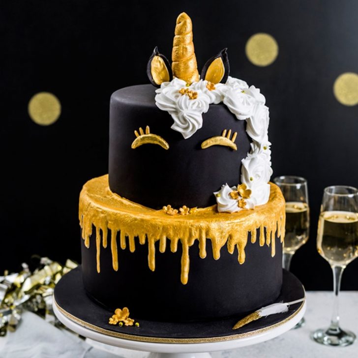 Birthday Cakes Golden Unicorn Birthday Cake Birthday Cakes Golden Unicorn Birthday Cake