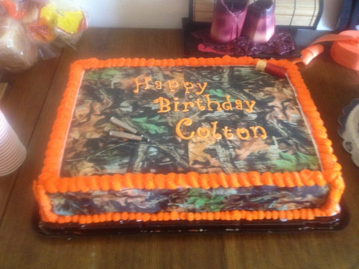 Camo Birthday Cake 13 Orange And Camouflage Birthday Cakes Photo Camo And Orange Camo Birthday Cake 13 Orange And Camouflage Birthday Cakes Photo Camo And Orange