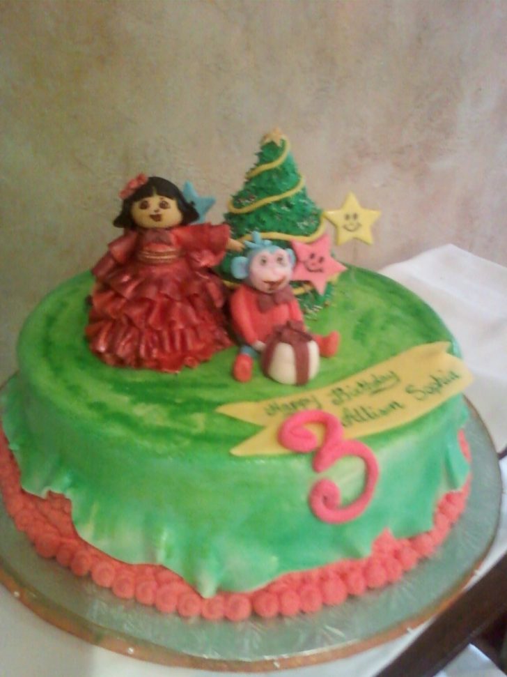 Christmas Birthday Cake Dora Christmas Birthday Cake Delivery Arturos Restaurant Boca Christmas Birthday Cake Dora Christmas Birthday Cake Delivery Arturos Restaurant Boca