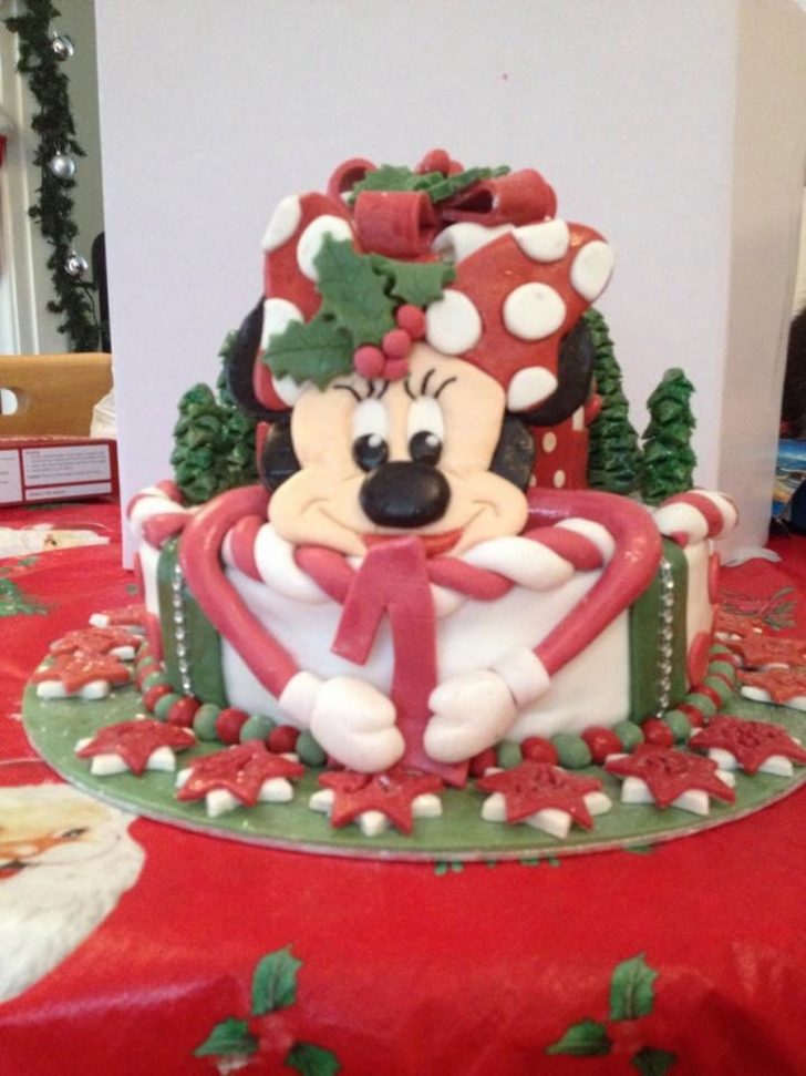 Christmas Birthday Cake Minnie Mouse Birthday Christmas Theme Cakecentral Christmas Birthday Cake Minnie Mouse Birthday Christmas Theme Cakecentral