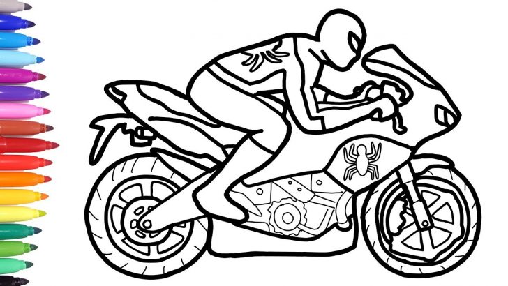 Coloring Pages Spiderman Spiderman Motorcycle Coloring Pages Superheroes Motorbike Bike Coloring Pages Spiderman Spiderman Motorcycle Coloring Pages Superheroes Motorbike Bike