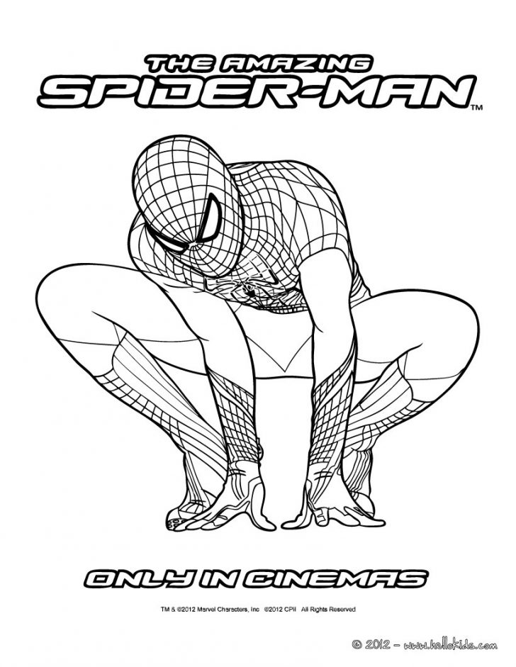 Coloring Pages Spiderman The Amazing Spiderman Online Coloring Pages Hellokids Coloring Pages Spiderman The Amazing Spiderman Online Coloring Pages Hellokids