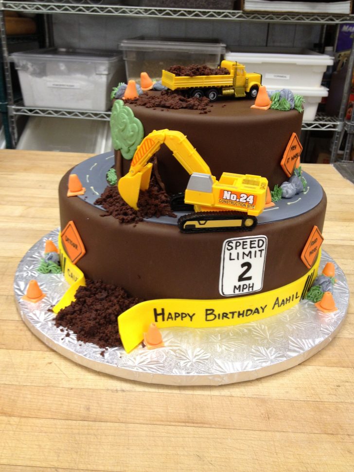 Construction Birthday Cakes Construction Site Birthday Cake Complete With Chocolate Dirt Www Construction Birthday Cakes Construction Site Birthday Cake Complete With Chocolate Dirt Www