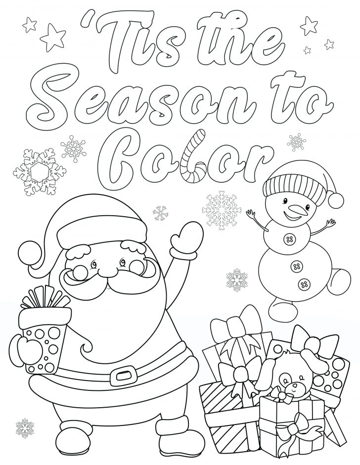 Cute Christmas Coloring Pages Free Christmas Coloring Page Tis The Season To Color Happiness Cute Christmas Coloring Pages Free Christmas Coloring Page Tis The Season To Color Happiness