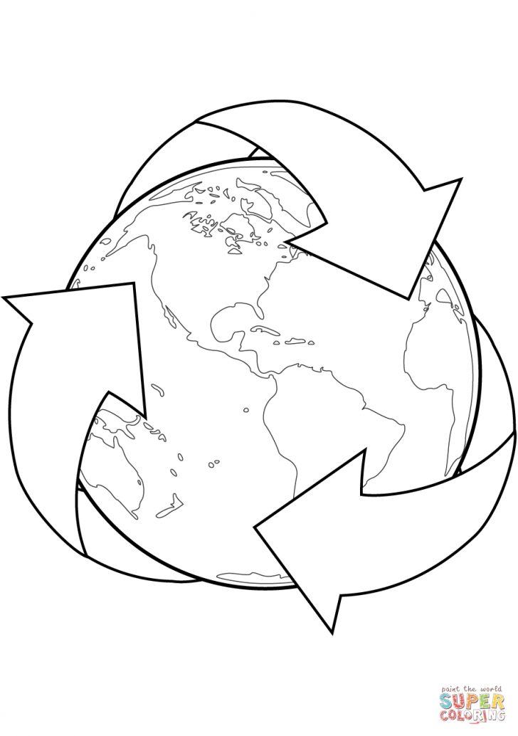 Earth Coloring Pages Recycle Sign With Earth Coloring Page Free Printable Coloring Pages Earth Coloring Pages Recycle Sign With Earth Coloring Page Free Printable Coloring Pages
