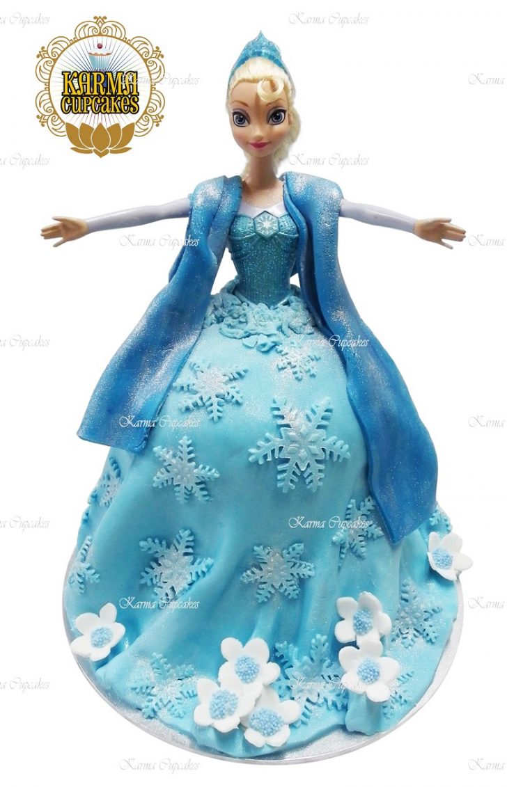 Elsa Birthday Cakes 3d Elsa Doll Birthday Cake Elsa Birthday Cakes 3d Elsa Doll Birthday Cake