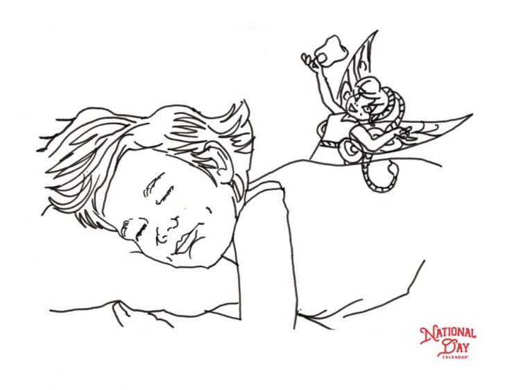 Fairy Coloring Page Tooth Fairy Coloring Page National Day Calendar Fairy Coloring Page Tooth Fairy Coloring Page National Day Calendar