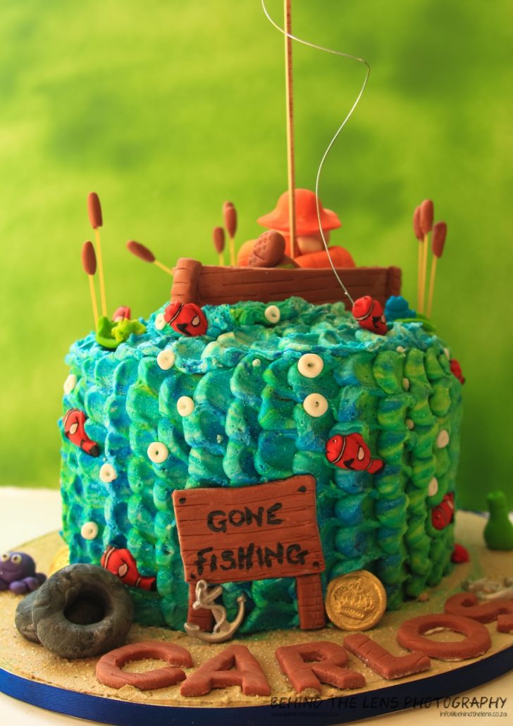 Fishing Birthday Cakes Gone Fishing Birthday Cake The Pastry Angel Fishing Birthday Cakes Gone Fishing Birthday Cake The Pastry Angel
