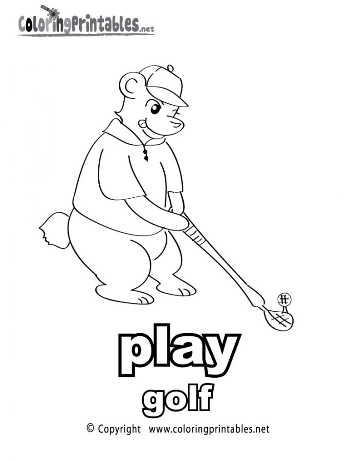 Golf Coloring Pages Golf Coloring Page A Free English Coloring Printable Golf Coloring Pages Golf Coloring Page A Free English Coloring Printable
