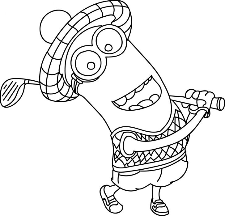 Golf Coloring Pages Minions Coloring Pages Wecoloringpage Golf Coloring Pages Minions Coloring Pages Wecoloringpage