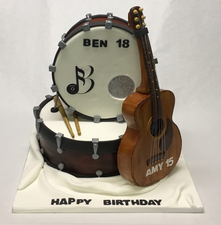 Guitar Birthday Cake Drumkit And Guitar Cake Boys Birthday Cakes Celebration Cakes Guitar Birthday Cake Drumkit And Guitar Cake Boys Birthday Cakes Celebration Cakes