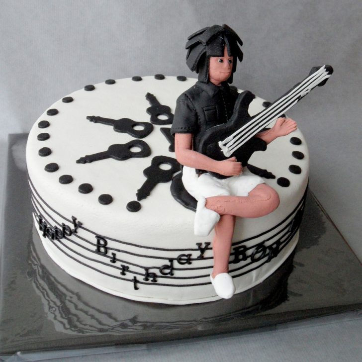 Guitar Birthday Cake Music Cake With Relaxed Bass Guitar Player Cakecentral Guitar Birthday Cake Music Cake With Relaxed Bass Guitar Player Cakecentral