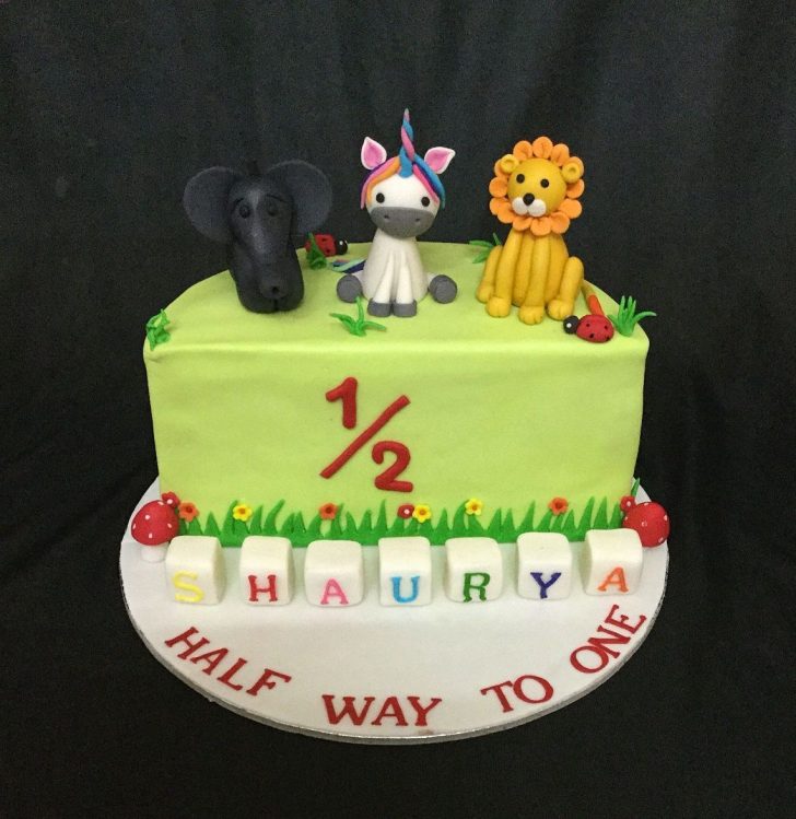 Half Birthday Cake Online Customized Cakes Delivery I Bangalore L Theme Cakes L Miras Half Birthday Cake Online Customized Cakes Delivery I Bangalore L Theme Cakes L Miras
