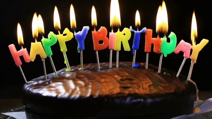 Happy Birthday Cake With Candles Lighted Candles On A Happy Birthday Cake Candles With The Words Happy Birthday Cake With Candles Lighted Candles On A Happy Birthday Cake Candles With The Words