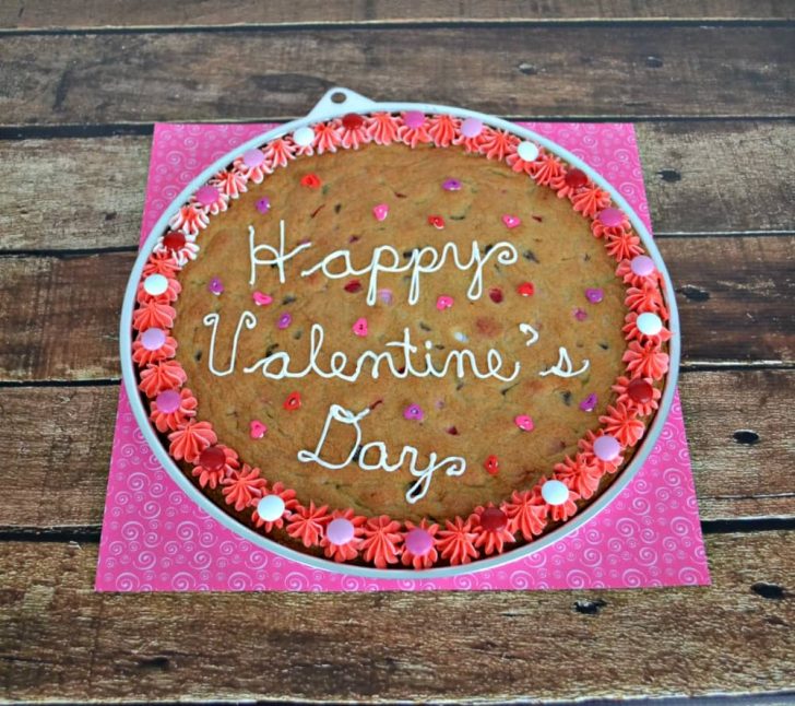 Happy Birthday Cookie Cake Chocolate Chip Cookie Cake For Valentines Day Hezzi Ds Books And Happy Birthday Cookie Cake Chocolate Chip Cookie Cake For Valentines Day Hezzi Ds Books And