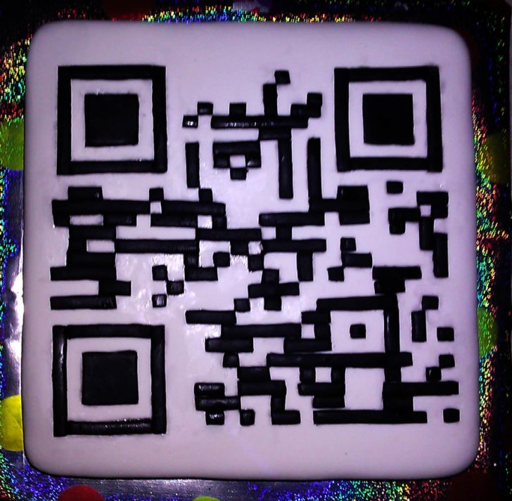 Happy Birthday Mike Cake Qr Code For My Geeky Friend It Said Happy Birthday Mike When You Happy Birthday Mike Cake Qr Code For My Geeky Friend It Said Happy Birthday Mike When You