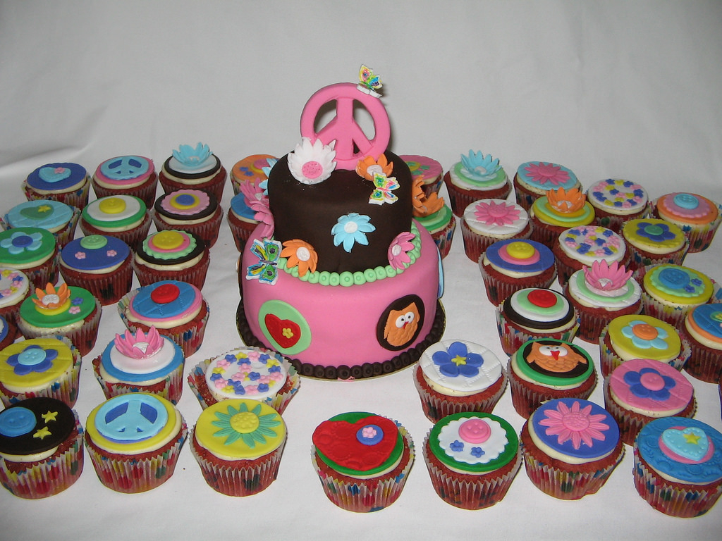 34 Elegant Photo Of Hippie Birthday Cake Albanysinsanity