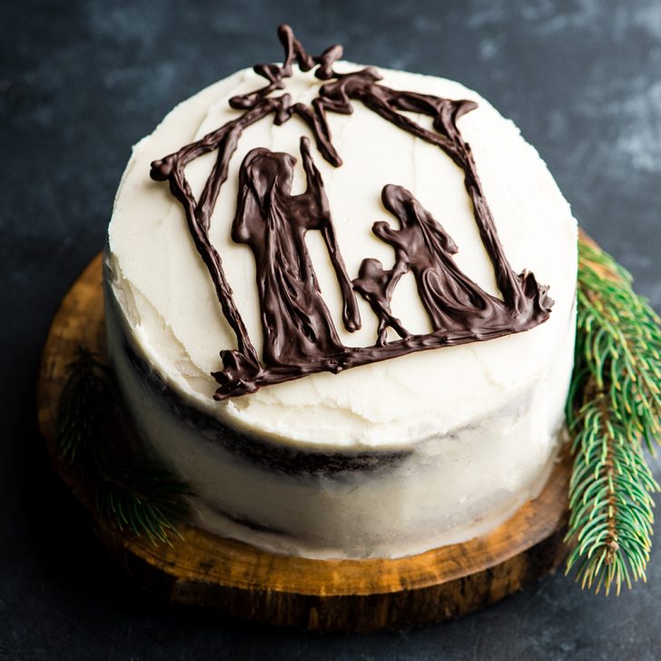 How To Make Birthday Cake Nativity Cake Birthday Cake For Jesus Joyfoodsunshine How To Make Birthday Cake Nativity Cake Birthday Cake For Jesus Joyfoodsunshine