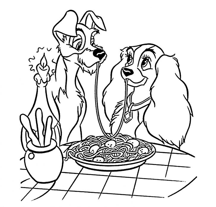 Lady And The Tramp Coloring Pages Lady And The Tramp Coloring Pages Lady And The Tramp Coloring Pages Lady And The Tramp Coloring Pages
